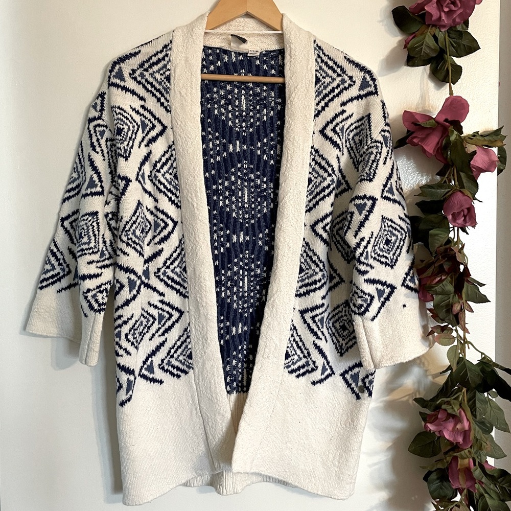 Roxy by Quiksilver Always Forever Kimono Sweater XS Duster Cardigan